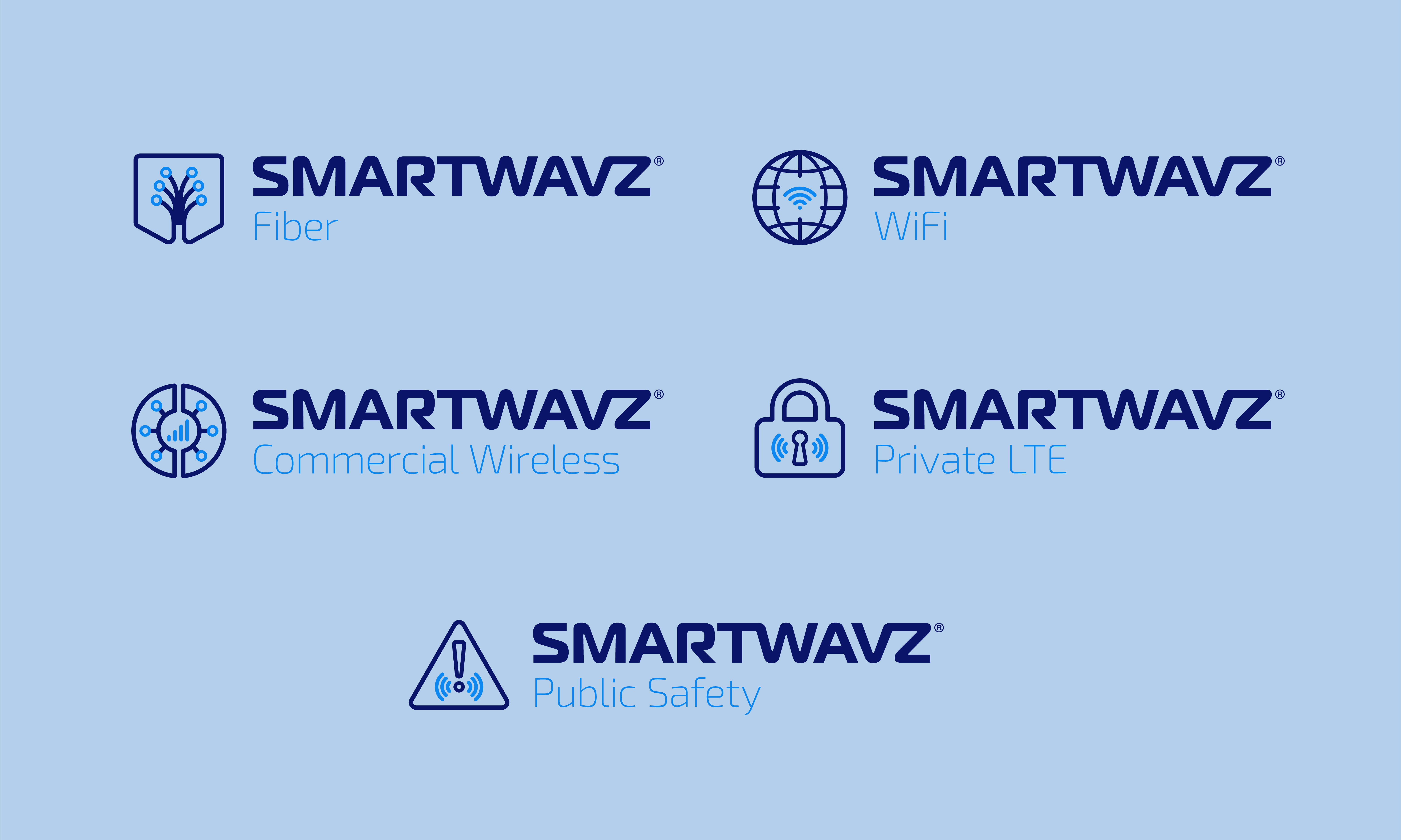 Smartwavz product line logos